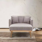 Chaise de salon Okak au design moderne, élégant et classique pour salon et chambre d'hôtel.