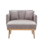Chaise de salon Okak au design moderne, élégant et classique pour salon et chambre d'hôtel.