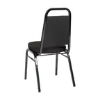 Lot de 4 chaises de banquet empilables à dossier trapézoïdal de la série HERCULES de Flash Furniture