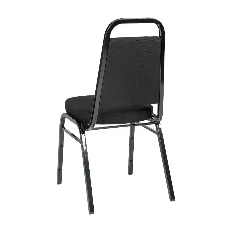Lot de 4 chaises de banquet empilables à dossier trapézoïdal de la série HERCULES de Flash Furniture