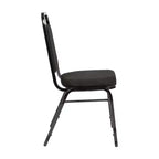 Lot de 4 chaises de banquet empilables à dossier trapézoïdal de la série HERCULES de Flash Furniture