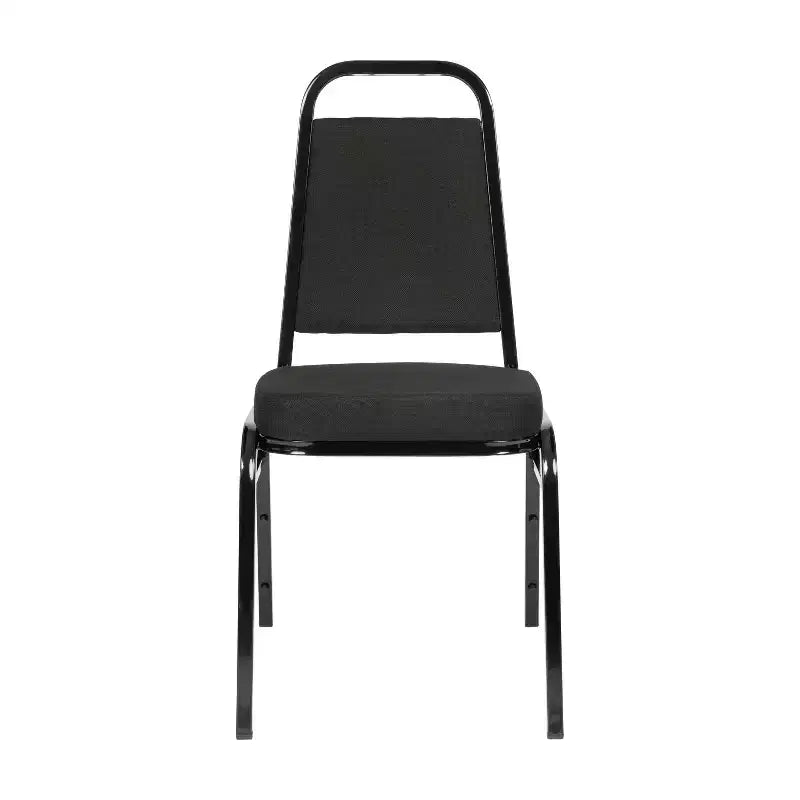 Lot de 4 chaises de banquet empilables à dossier trapézoïdal de la série HERCULES de Flash Furniture