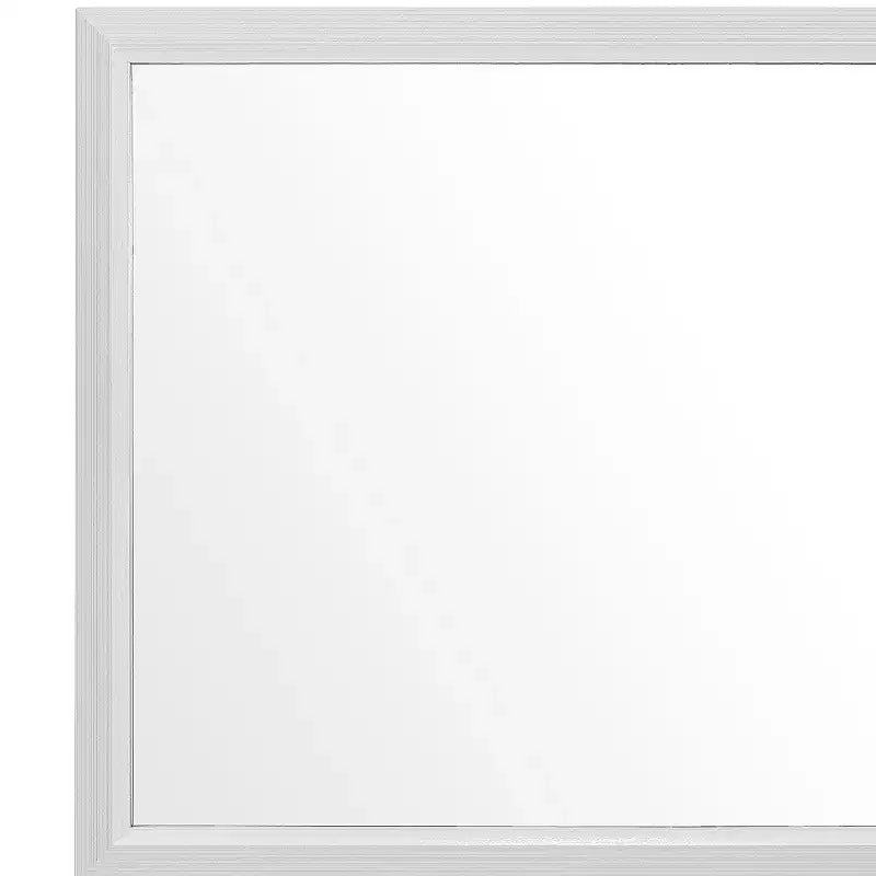 Miroir de commode HomeRoots 35 à cadre blanc