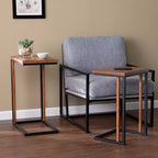 Tables gigognes Sabanti - Lot de 2 - Marron - SEI