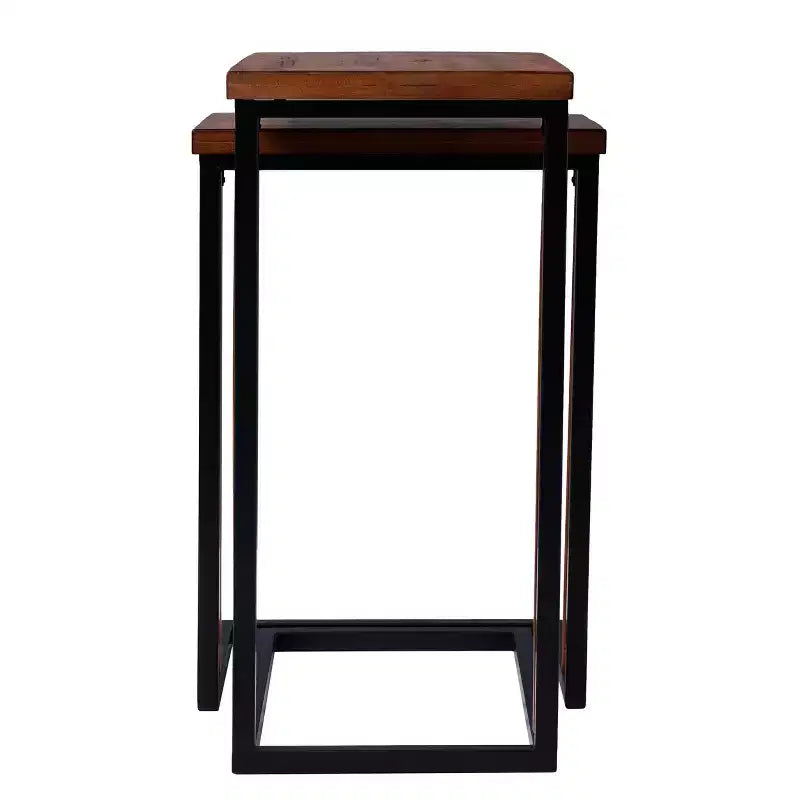 Tables gigognes Sabanti - Lot de 2 - Marron - SEI