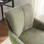 Chaise de bureau pivotante Art Leon en tissu