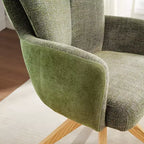 Chaise de bureau pivotante Art Leon en tissu