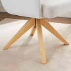 Chaise de bureau pivotante Art Leon en tissu