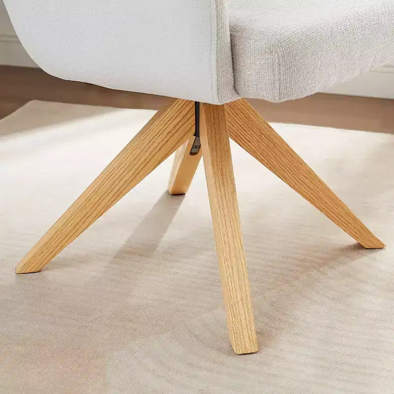 Chaise de bureau pivotante Art Leon en tissu