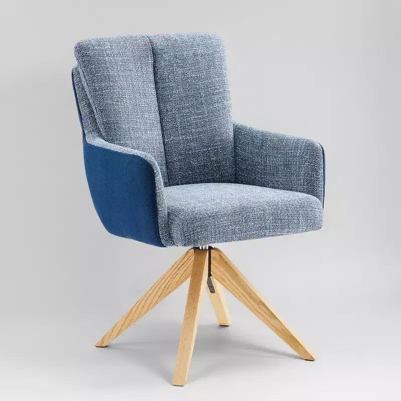Chaise de bureau pivotante Art Leon en tissu