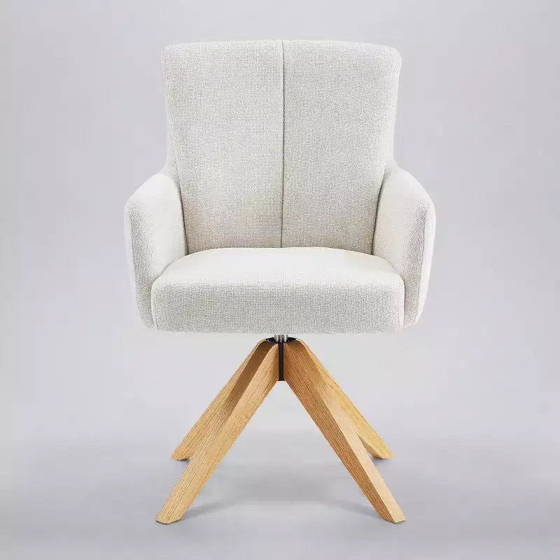 Chaise de bureau pivotante Art Leon en tissu
