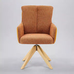 Chaise de bureau pivotante Art Leon en tissu