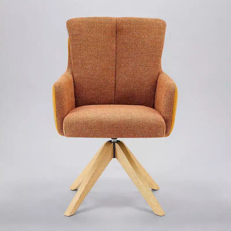 Chaise de bureau pivotante Art Leon en tissu