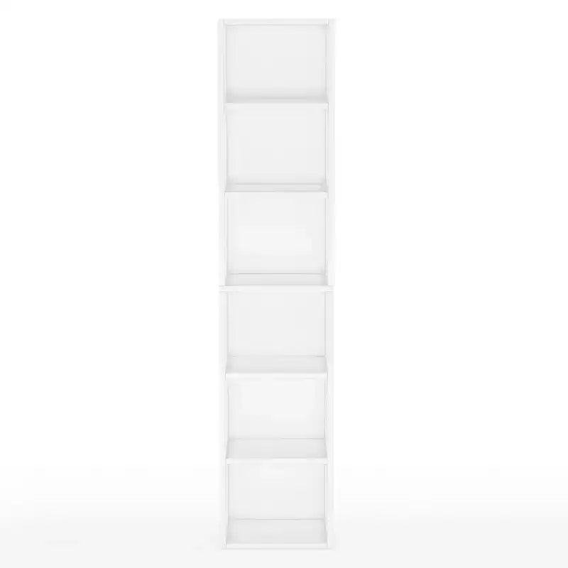 MAYEERTY Bibliothèque Ouverte à 6 Niveaux Grande Capacité de Rangement pour Livres Plantes Objets Décoratifs