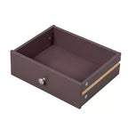 Table de chevet Karl Home 1 tiroir en MDF marron de 46 cm de large