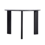 Table à manger ronde en bois massif de 42 po pour salle à manger