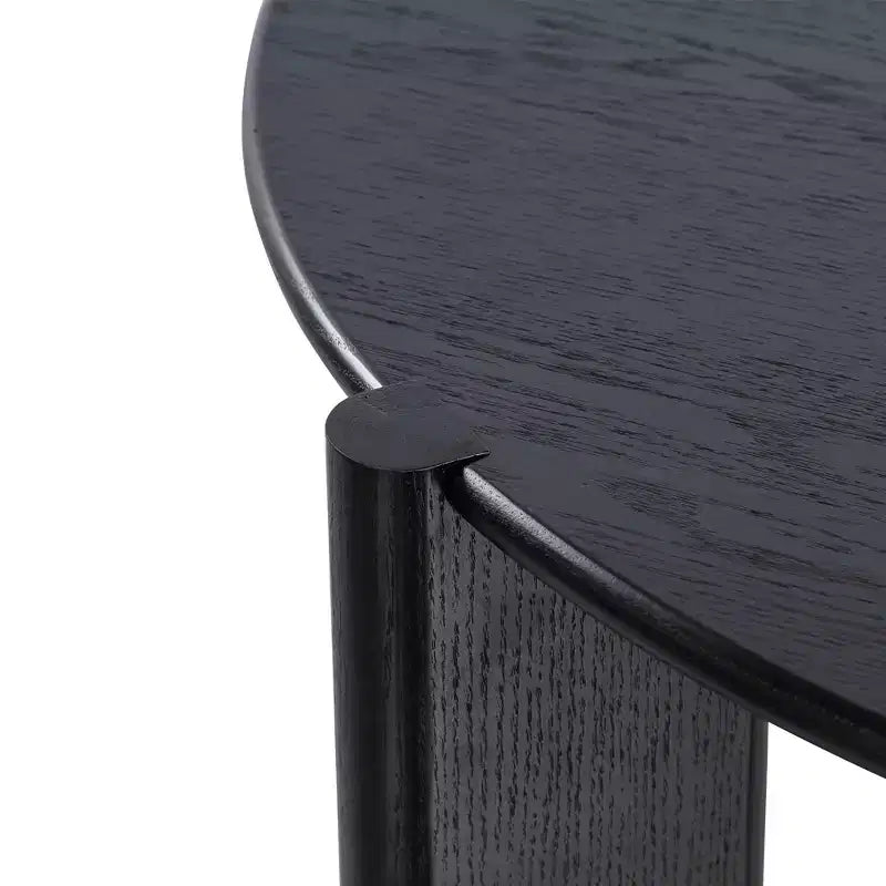 Table à manger ronde en bois massif de 42 po pour salle à manger