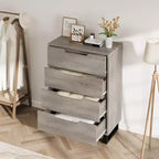 Meuble Commode Vertical avec Rangement, Commode pour Chambre à Coucher, Rangement en Bois pour Couloir, Entrée