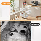 Chariot de Rangement de Cuisine Rotatif à 5 Niveaux GustoWave