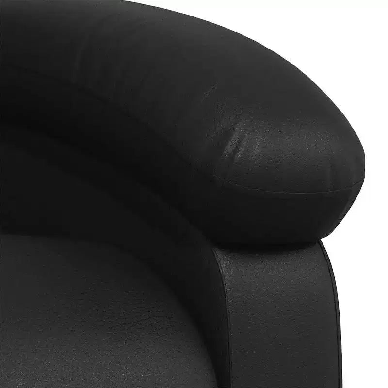 vidaXL Fauteuil de massage inclinable noir - Dossier et repose-pieds réglables pour une relaxation optimale
