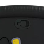 vidaXL Fauteuil de massage inclinable noir - Dossier et repose-pieds réglables pour une relaxation optimale