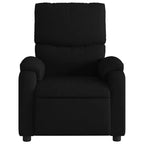 vidaXL Fauteuil de massage inclinable Similicuir noir, métal, contreplaqué, individuel