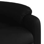 vidaXL Fauteuil de massage inclinable Similicuir noir, métal, contreplaqué, individuel