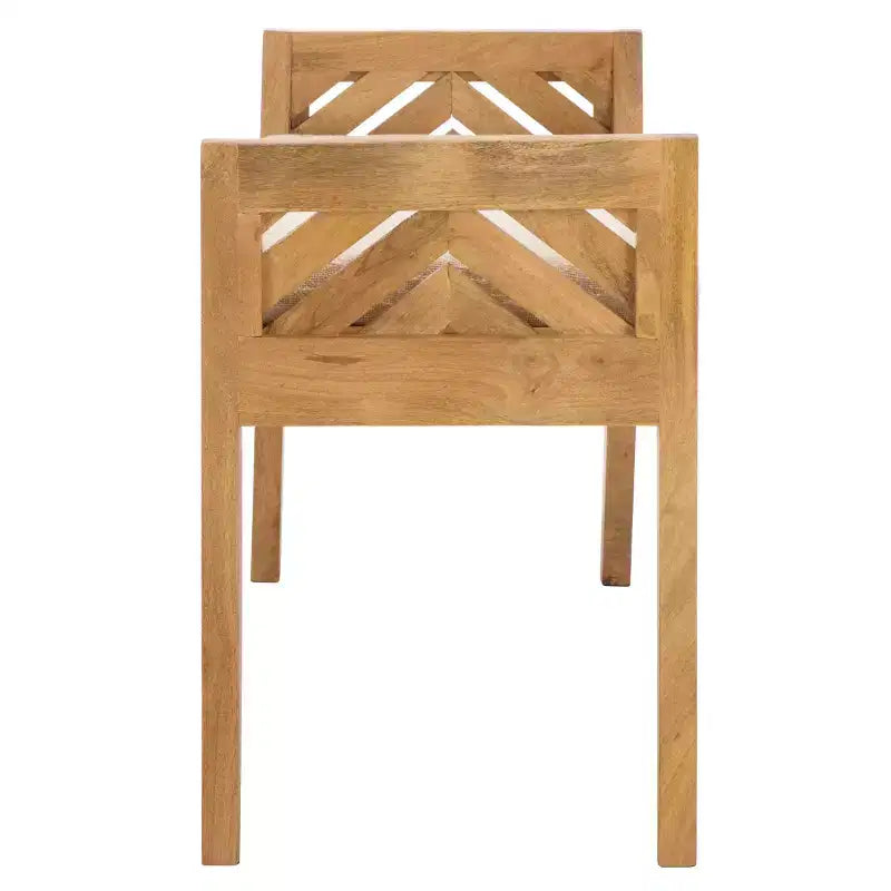 Banc en bois Hamburg - BCH3702 - Beige/Naturel - Safavieh