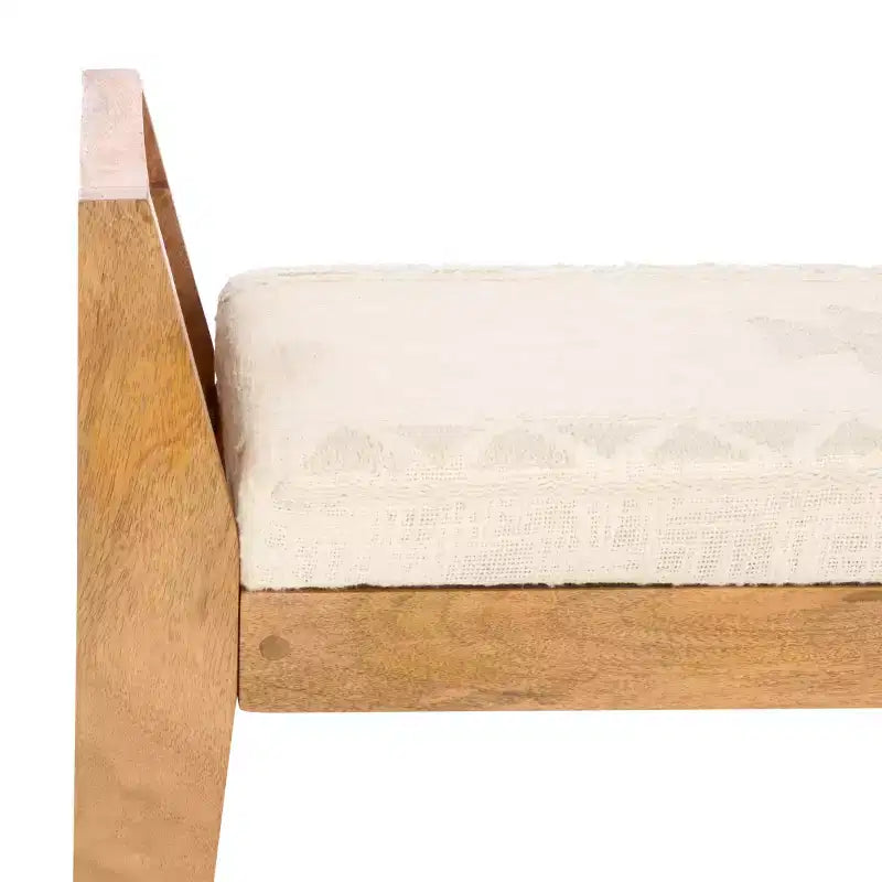 Banc en bois Hamburg - BCH3702 - Beige/Naturel - Safavieh