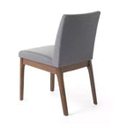 Ensemble de salle à manger Merax 5 pièces de style moderne du milieu du siècle avec 4 chaises rembourrées