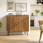 GDFStudio Nilah Armoire de rangement de 80 cm de style maison de ferme avec 2 portes et étagère réglable