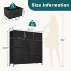 MAYEERTY Commode en tissu pour le rangement et l'organisation, Commode