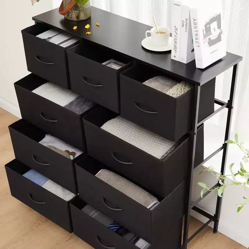 MAYEERTY Commode en tissu pour le rangement et l'organisation, Commode