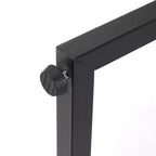 Étagère d'angle VECELO, étagères triangulaires, table d'appoint avec cadre en métal pour salon, petits espaces, marron/gris