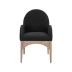 Meridian Furniture, Chaise de salle à manger Waldorf en tissu bouclé