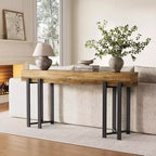 Lantine 63 Console Table pour Entrée, Table Industrielle Derrière Canapé, Table de Canapé Minimaliste pour Salon, Couloir