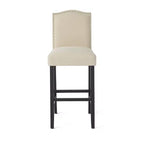 Tabourets de bar rembourrés Christopher Knight Home Leona avec garniture cloutée et dossier arqué (lot de 2)