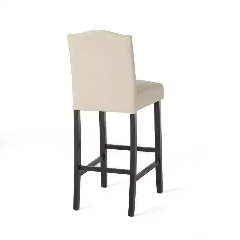 Tabourets de bar rembourrés Christopher Knight Home Leona avec garniture cloutée et dossier arqué (lot de 2)