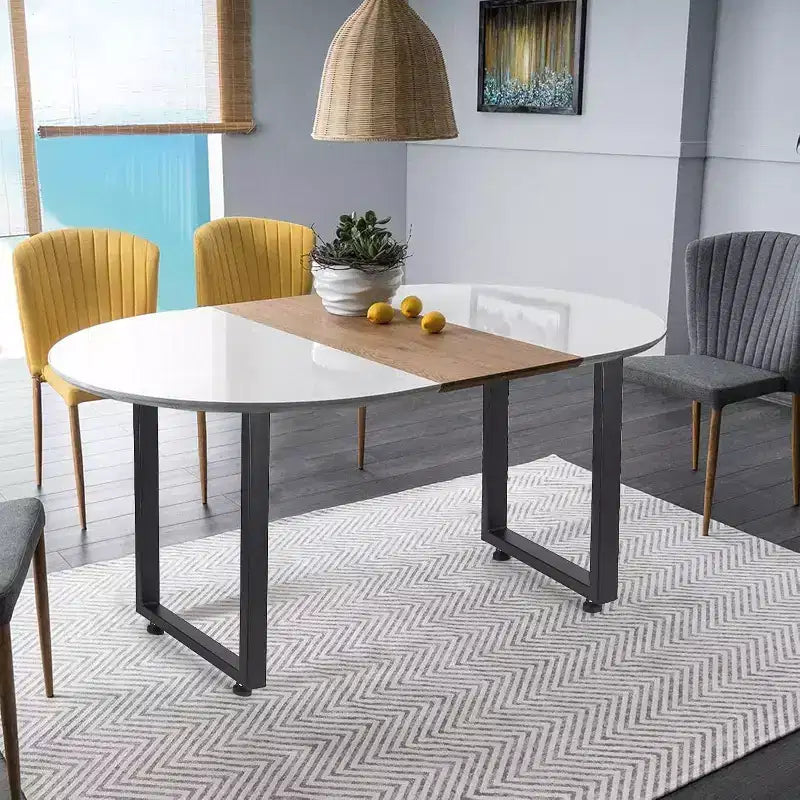 Pieds de table en métal noir, lot de 2, style industriel pour tables à manger, tables basses, support durable et moderne pour la maison et le bureau