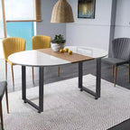 Pieds de table en métal noir, lot de 2, style industriel pour tables à manger, tables basses, support durable et moderne pour la maison et le bureau
