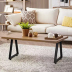 Pieds de table en métal noir, lot de 2, style industriel pour tables à manger, tables basses, support durable et moderne pour la maison et le bureau