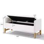Pouf de rangement moderne en tissu bouclette Christopher Knight Home Escoffier