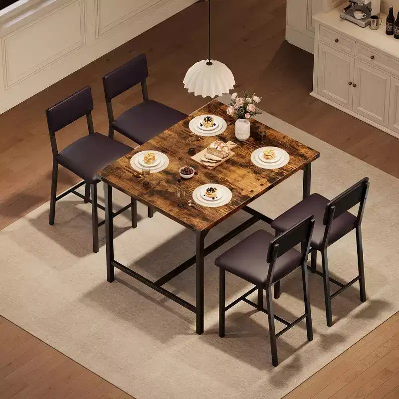 Ensemble table et chaises de bar, Meubles de salle à manger modernes, Mobilier de salle à manger, Construction durable, Conception peu encombrante