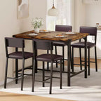 Ensemble table et chaises de bar, Meubles de salle à manger modernes, Mobilier de salle à manger, Construction durable, Conception peu encombrante