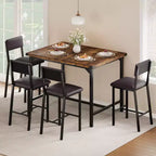 Ensemble table et chaises de bar, Meubles de salle à manger modernes, Mobilier de salle à manger, Construction durable, Conception peu encombrante