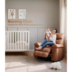 27 fauteuils inclinables surdimensionnés avec chauffage et massage - Fauteuil inclinable paresseux pivotant à 360° pour adultes - Fauteuil à bascule manuel avec télécommande pour le salon