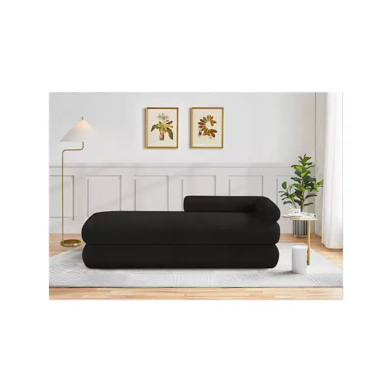 Meridian Furniture, Banc en Tissu Effet Mouton Teddy Kennedy