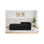 Meridian Furniture, Banc en Tissu Effet Mouton Teddy Kennedy