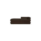 Meridian Furniture, Banc en Tissu Effet Mouton Teddy Kennedy