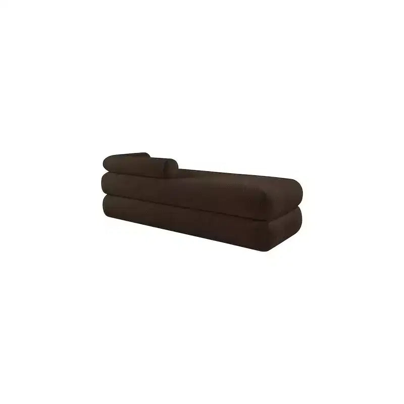 Meridian Furniture, Banc en Tissu Effet Mouton Teddy Kennedy